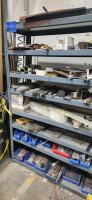 METAL SHELVING 18" x 48" x 72" WITH CONTENTS