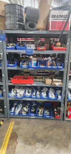 Assorted Contents of Shelving Bay