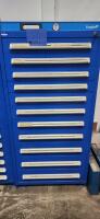 FASTENAL 59"x39"x27-3/4" (17) Drawer Parts Cabinet