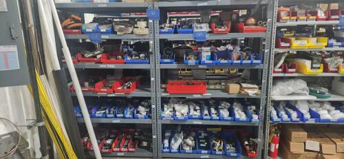 LOT OF (2) 48"x17"x70" Metal Shelving only CONTENTS NOT INCLUDED, DELAYED PICKUP