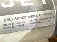 JET 3/4 HP BELT SANDER/DISC GRINDER MODEL JSG-98 - 7