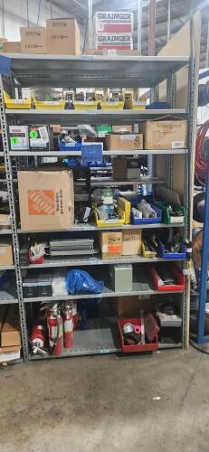 Assorted Contents of Shelving Bay