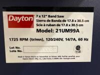 2022 Dayton 7 x 12&rdquo; Metal Cutting Band Saw - 6