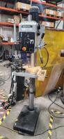CLAUSING IBERDRILL TL-25 19.68" FLOOR DRILL PRESS GEAR HEAD DRIVE ADJUSTABLE WORK TABLE AND BASE - 3