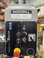 CLAUSING IBERDRILL TL-25 19.68" FLOOR DRILL PRESS GEAR HEAD DRIVE ADJUSTABLE WORK TABLE AND BASE - 9