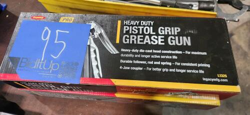 LOT OF (2) Legacy Workforce PRO Grace Heavy Duty Pistol Grip Grease Guns Model: L1325 (New Unused)