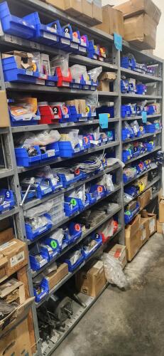 Assorted Contents of Shelving Bay