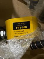 NEWTRY MULTISECTION ULTRATHIN PNEUMATIC JACK MODEL FPY-20D - 4