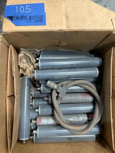 Lot of (25+) Conveyor Rollers with Hose Attachment