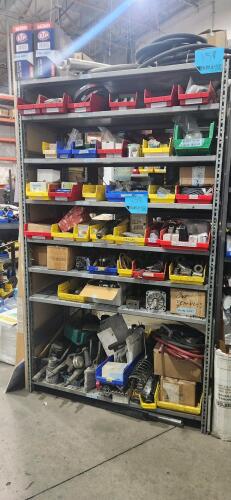 (1) Section of 50" x 23" x 85" Metal Shelving Only CONTENTS NOT INCLUDED DELAYED PICKUP