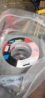LOT OF (6) Scotch-Brite 8"x3/8"x3" Grade 85 FIN 4500 RPM Deburring Wheels And (14) NORTON Rapid Finish 4500 RPM Deburring Wheels - 3