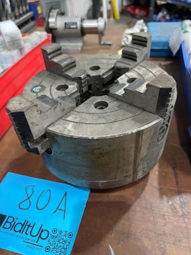 4-Jaw Independent Lathe Chuck &ndash; Heavy-Duty Steel