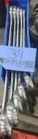 LOT OF (5) SPANNER WRENCHES SIZES 1 1/2" - 2"