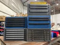 Lot of (5) Drill Bit Storage Cabinets &ndash; Loaded with Assorted Drill Bits & End Mills - 2