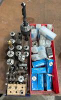 Assorted Drill Bits, End Mills & Lyndex 5C Collets - 2