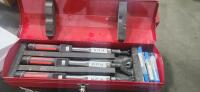 Rego-FIX INTERCHANGEABLE HEAD TORQUE AND ASSORTED WRENCHES WITH RED TOOLBOX