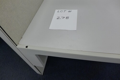 Lot of 10 Office Cubicles with Chairs