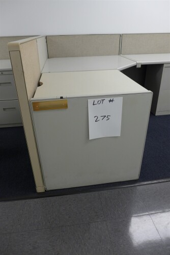 Lot of 4 Office Cubicles with Chairs