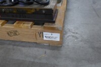 Pallet with Miscellaneous Lathe Chucks & Keys, Milling Cutters, etc. - 2