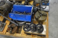Pallet with Miscellaneous Lathe Chucks & Keys, Milling Cutters, etc. - 4