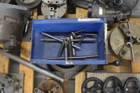 Pallet with Miscellaneous Lathe Chucks & Keys, Milling Cutters, etc. - 5