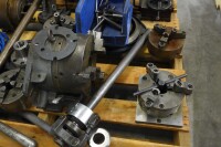Pallet with Miscellaneous Lathe Chucks & Keys, Milling Cutters, etc. - 6