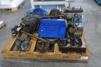 Pallet with Miscellaneous Lathe Chucks & Keys, Milling Cutters, etc. - 7
