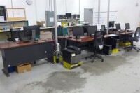 Lot of 5 Desks with Chairs