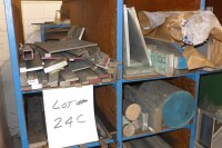 Steel Rack with Miscellaneous Solid Round Metal Tubing and Solid Rectangular Stock - 5