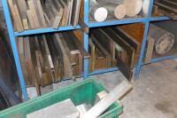 Steel Rack with Miscellaneous Solid Round Metal Tubing and Solid Rectangular Stock - 7