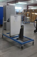 Rolling Cart with Aluminum Frame, Machine Base & Light
