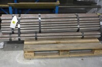 Steel Rack with Miscellaneous Solid Metal Round and Hollow Tubing Stock