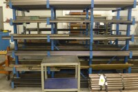 Steel Rack with Miscellaneous Solid Metal Round and Hollow Tubing Stock - 2