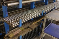 Steel Rack with Miscellaneous Solid Metal Round and Hollow Tubing Stock - 3