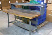 Metal & Wood Work Bench - 2
