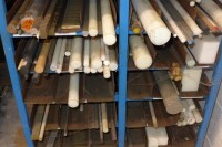 Steel Rack with Miscellaneous Solid Metal & Plastics Round Tubing Stock - 3