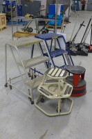 Miscellaneous Industrial Rolling Step Ladder & Stools