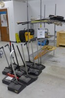 Miscellaneous Broom & Dustpan Combos, Brooms & Metal rack - 2