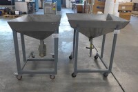 Lot of 2 Hoppers/ Conveyors of Granules & Powders on Rolling Cart - 4