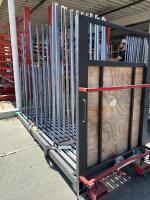 12 Slot Window Panel Storage Cart - 2