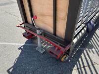 12 Slot Window Panel Storage Rolling Cart - 5