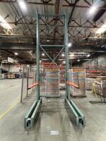 Heavy-Duty Cantilever Rack Upright with Base Supports - 2