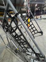 Rolling Safety Ladder with Platform and Safety Gate - 5