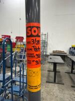 Rolling Safety Ladder with Platform and Safety Gate - 6