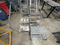 LOT of (3) Assorted Step Ladders