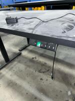 Lot of (2) Electric Height-Adjustable Desks &ndash; Black Tops, Dual Motor Frames - 3