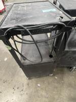(4) Luxor Rolling AV/Utility Carts with Cabinets - 5