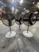 (3) Dayton 30&rdquo; Commercial Air Circulators (Pedestal Base)