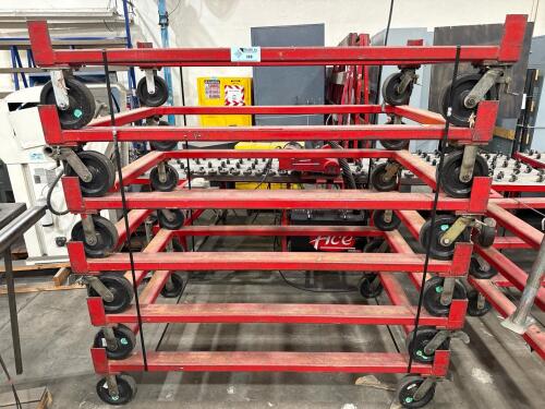 (6) Metal Rolling Carts
