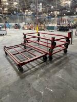 (4) Heavy-Duty Industrial Window Moving Cart - 2